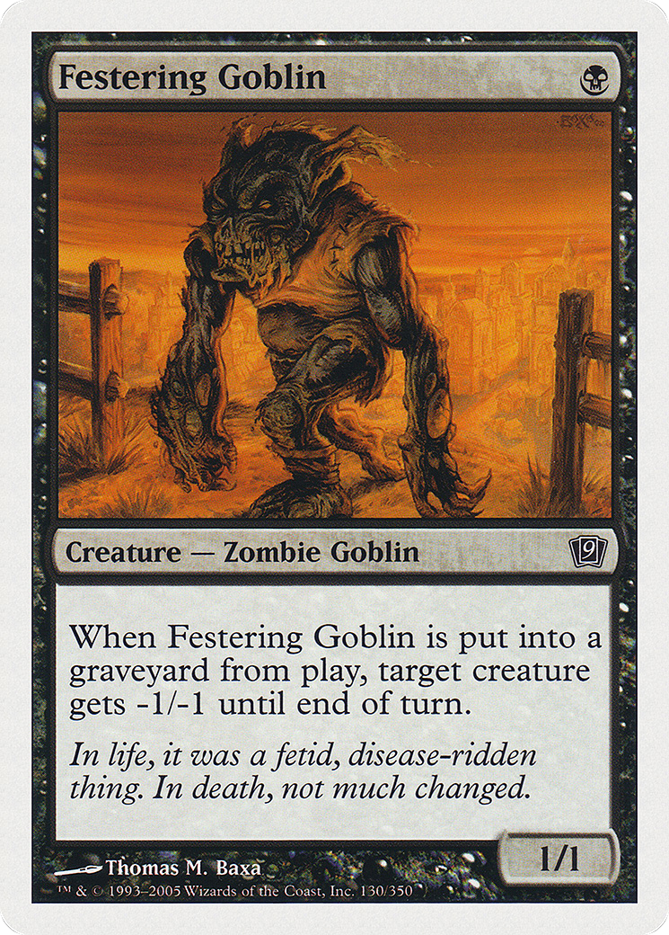 Festering Goblin (9ED-130★) - 9th Edition Foil