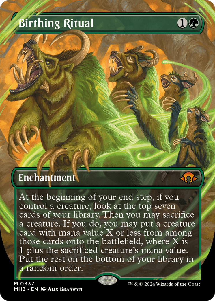 Birthing Ritual (Borderless) (MH3-337) - Modern Horizons 3