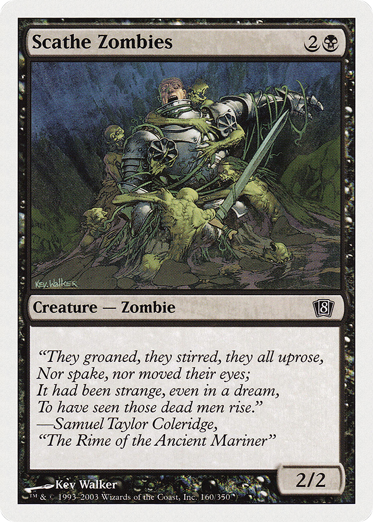 Scathe Zombies (8ED-160★) - 8th Edition