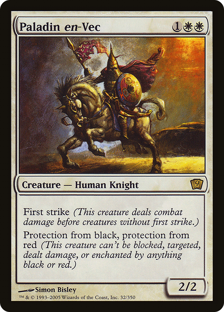 Paladin en-Vec (9ED-32★) - 9th Edition Foil