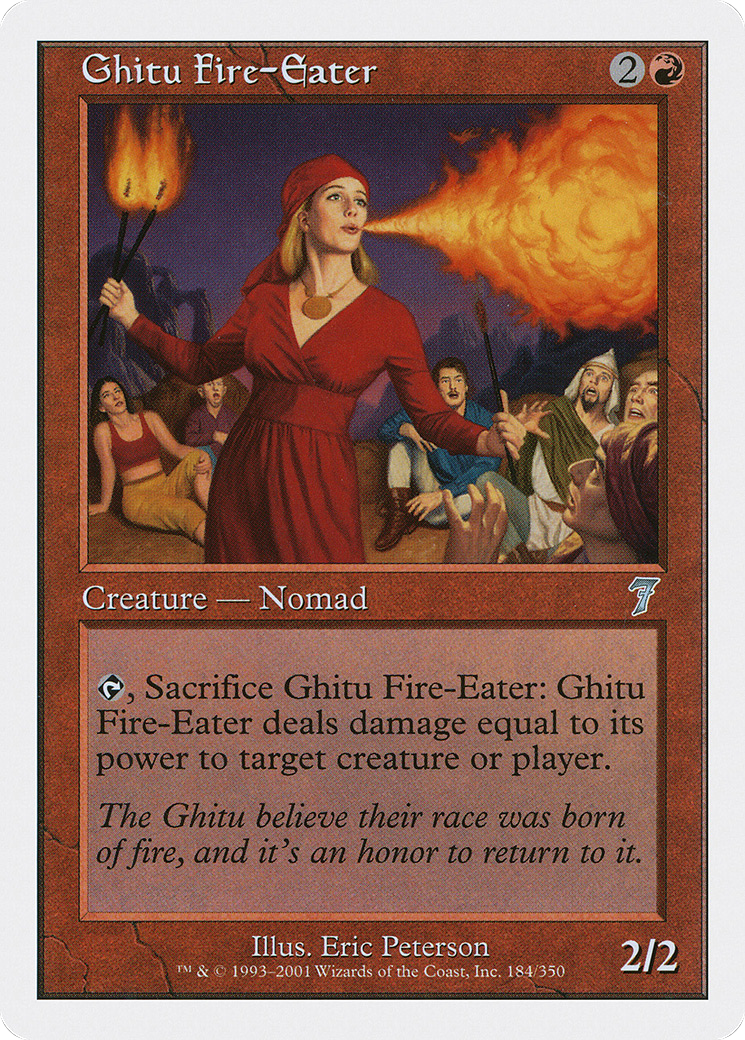 Ghitu Fire-Eater (7ED-184★) - 7th Edition