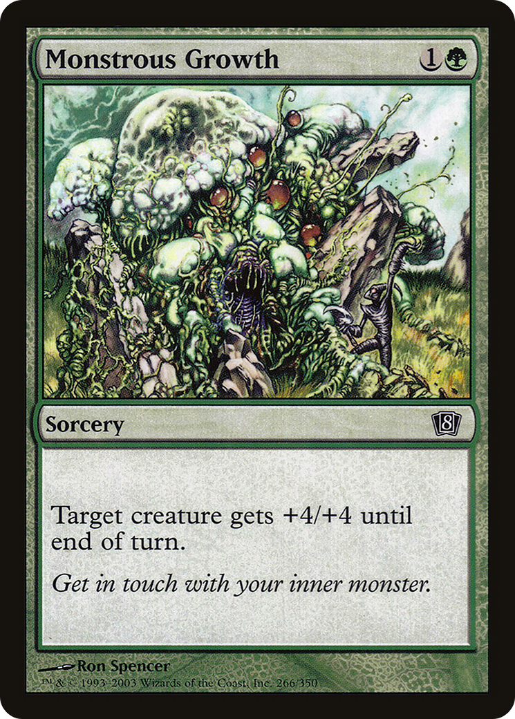 Monstrous Growth (8ED-266★) - 8th Edition Foil