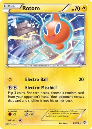 Rotom 029/98 XY Ancient Origins - Uncommon