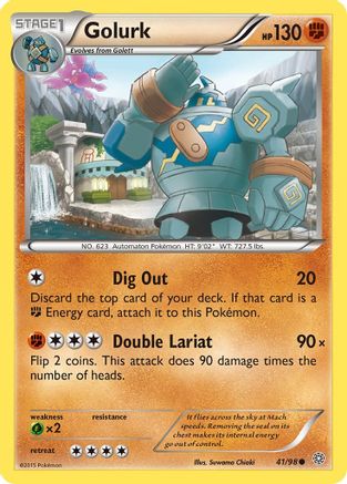 Golurk (41) (41) 041/98 XY Ancient Origins - Common