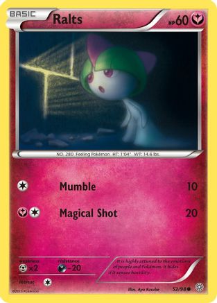Ralts 052/98 - Reverse Holofoil XY Ancient Origins - Common