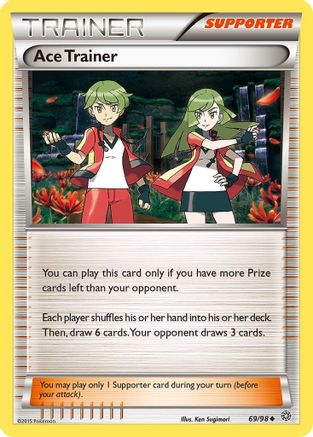 Ace Trainer 069/98 - Reverse Holofoil XY Ancient Origins - Uncommon