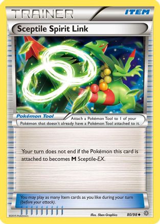 Sceptile Spirit Link 080/98 XY Ancient Origins - Uncommon