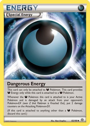 Dangerous Energy 082/98 - Reverse Holofoil XY Ancient Origins - Uncommon