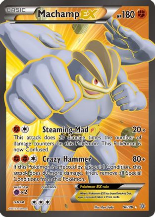 Machamp EX (90 Full Art) (90 Full Art) 090/98 - Holofoil XY Ancient Origins - Ultra Rare