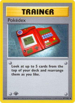 Pokedex 087/102 - 1st Edition Base Set Shadowless - Uncommon