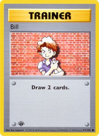 Bill 091/102 - Unlimited Base Set Shadowless - Common