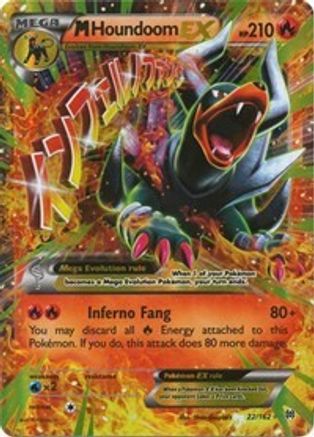 M Houndoom EX 022/162 - Holofoil XY BREAKthrough - Ultra Rare