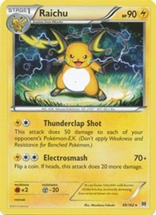 Raichu 049/162 XY BREAKthrough - Rare