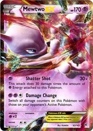 Mewtwo EX (62) (62) 062/162 - Holofoil XY BREAKthrough - Ultra Rare