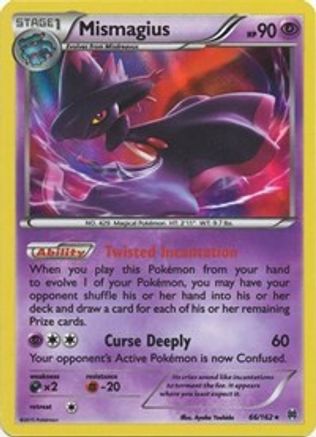 Mismagius 066/162 - Reverse Holofoil XY BREAKthrough - Holo Rare