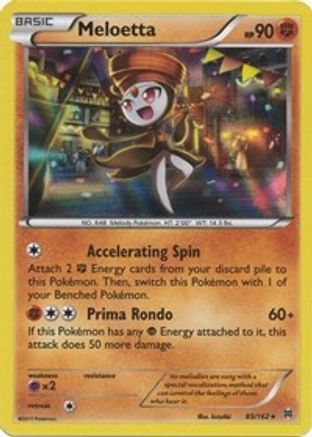 Meloetta 085/162 - Holofoil XY BREAKthrough - Holo Rare