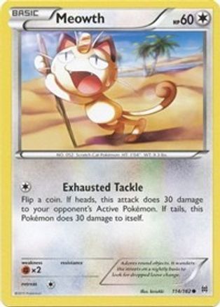 Meowth 114/162 XY BREAKthrough - Common