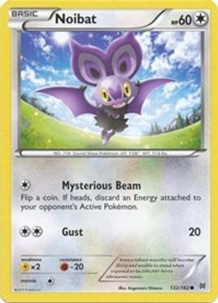 Noibat (132) (132) 132/162 - Reverse Holofoil XY BREAKthrough - Common