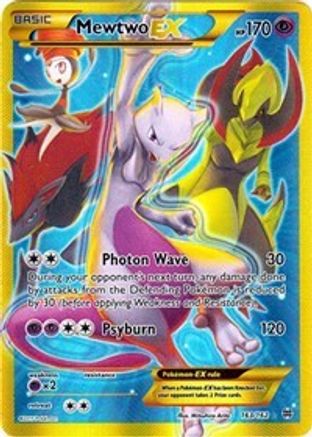 Mewtwo EX (163 Secret Full Art) (163 Secret Full Art) 163/162 - Holofoil XY BREAKthrough - Secret Rare