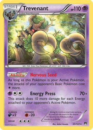 Trevenant 065 XY BREAKpoint - Rare