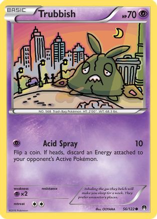 Trubbish 056/122 - Reverse Holofoil XY BREAKpoint - Common