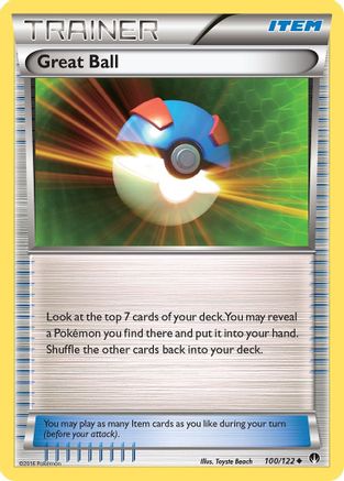 Great Ball 100/122 XY BREAKpoint - Uncommon