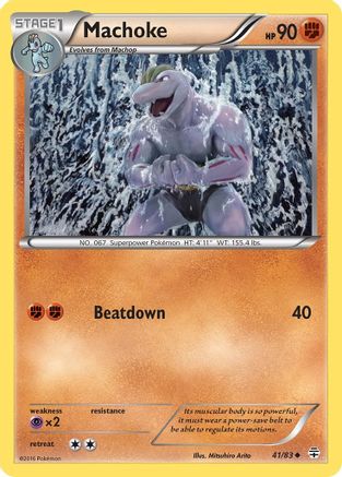 Machoke 041/83 - Reverse Holofoil Generations - Uncommon