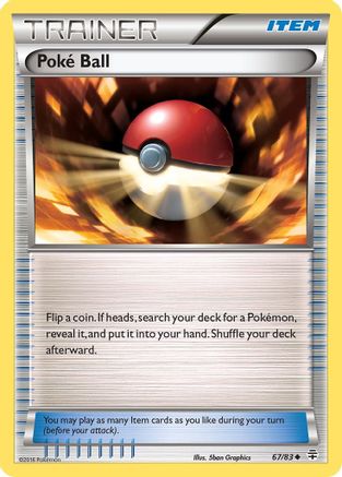Poke Ball 067/83 - Reverse Holofoil Generations - Uncommon