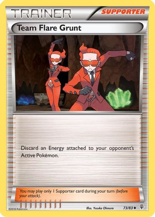 Team Flare Grunt 073/83 - Reverse Holofoil Generations - Uncommon