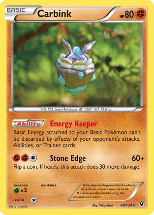 Carbink (49) (49) 049/124 XY Fates Collide - Rare