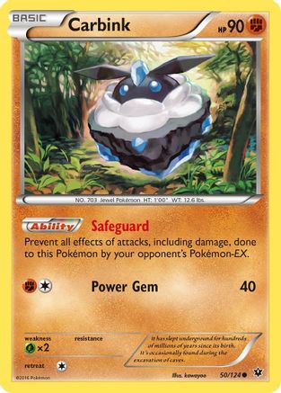 Carbink (50) (50) 050/124 XY Fates Collide - Common