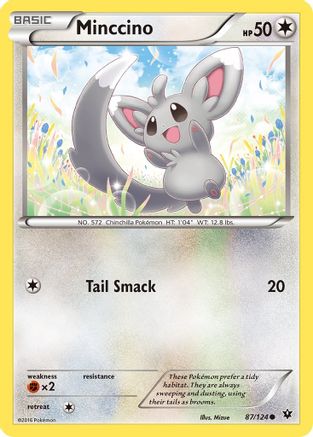 Minccino (87) (87) 087/124 XY Fates Collide - Common