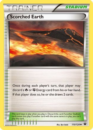 Scorched Earth 110/124 XY Fates Collide - Uncommon