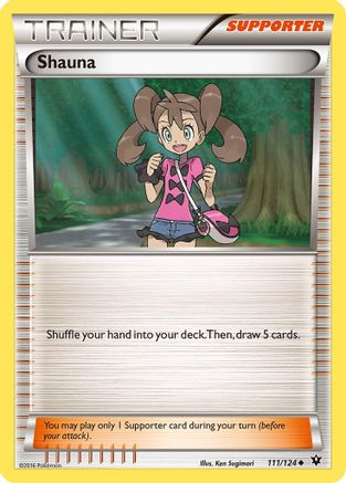 Shauna 111/124 - Reverse Holofoil XY Fates Collide - Uncommon
