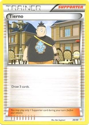 Tierno (20 (20 - Pikachu Libre Deck) 020 XY Trainer Kit Pikachu Libre & Suicune - Common
