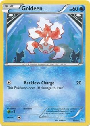 Goldeen (13) (13) 013 XY Trainer Kit Pikachu Libre & Suicune - Common