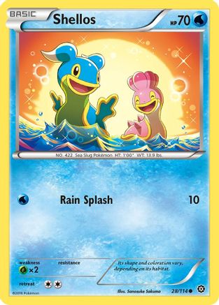 Shellos 028/114 XY Steam Siege - Common