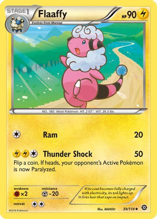 Flaaffy 039/114 XY Steam Siege - Uncommon