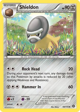 Shieldon 069/114 XY Steam Siege - Uncommon