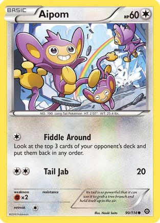 Aipom 090/114 XY Steam Siege - Common