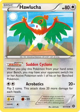 Hawlucha 097/114 XY Steam Siege - Uncommon