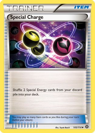 Special Charge 105/114 - Reverse Holofoil XY Steam Siege - Uncommon