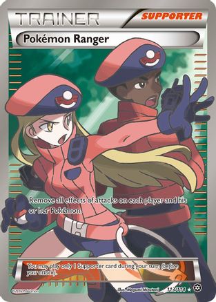 Pokemon Ranger (Full Art) 113/114 - Holofoil XY Steam Siege - Ultra Rare