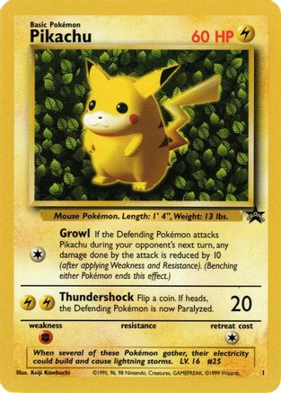 Pikachu (1) (1) 001/53 WoTC Promo - Promo
