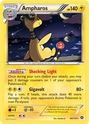 Ampharos (XY Steam Siege) 040/114 Deck Exclusives - Rare