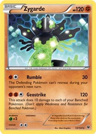 Zygarde (XY Fates Collide) 053/124 - Holofoil Deck Exclusives - Holo Rare