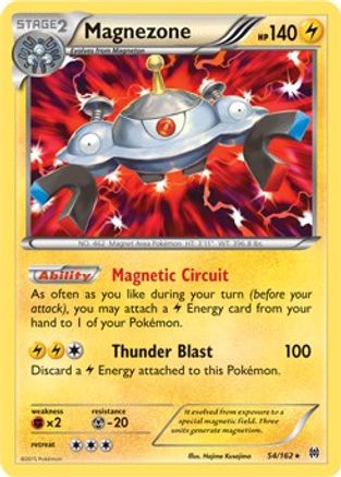 Magnezone (XY BREAKthrough) 054/162 Deck Exclusives - Rare