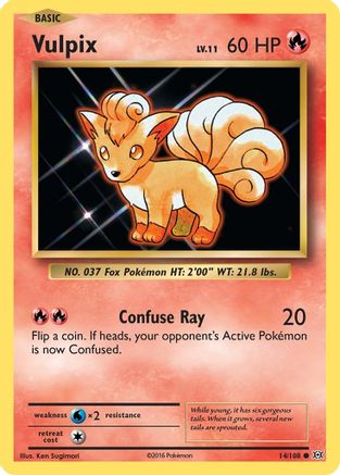 Vulpix 014/108 XY Evolutions - Common