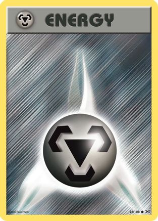 Metal Energy 098/108 - Reverse Holofoil XY Evolutions - Common