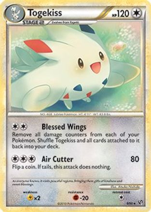 Togekiss (HGSS Undaunted) 009/090 Deck Exclusives - Rare